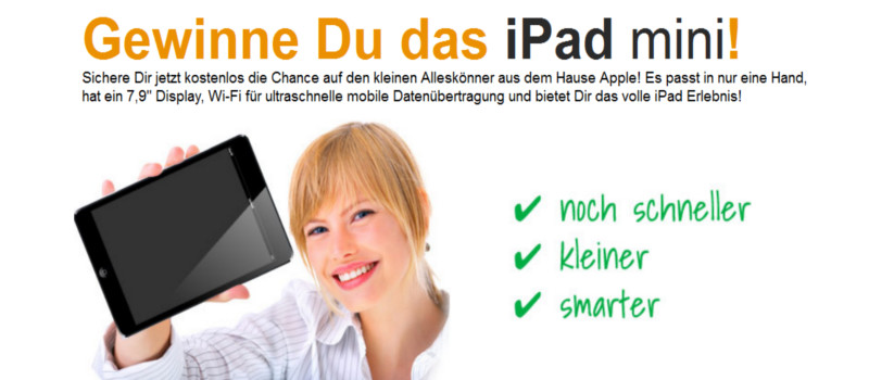ipad mini gewinnen