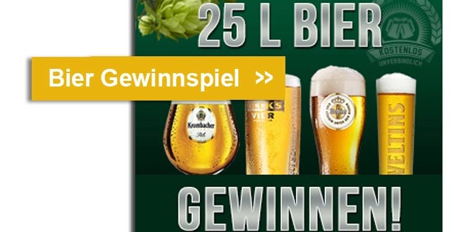 bier Gewinnspiel