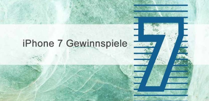 iPhone 7 Gewinnspiele